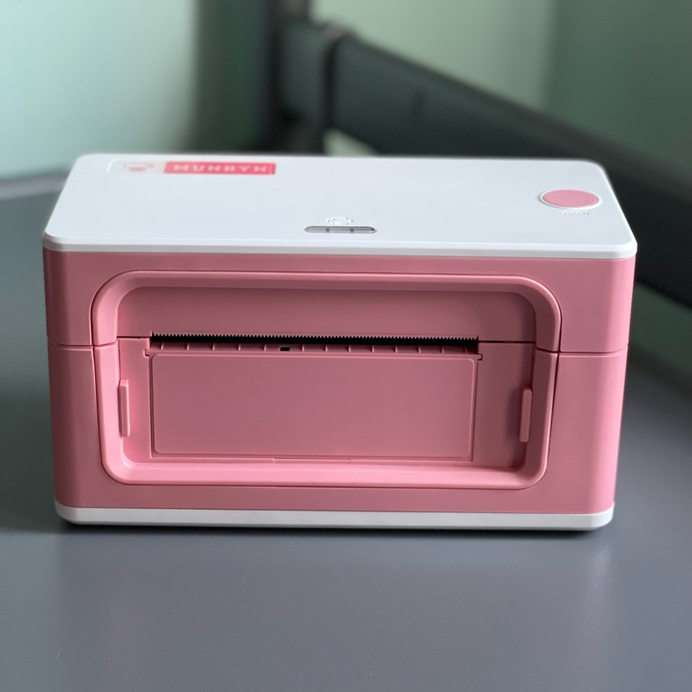 MUNBYN Pink Shipping Label Printer